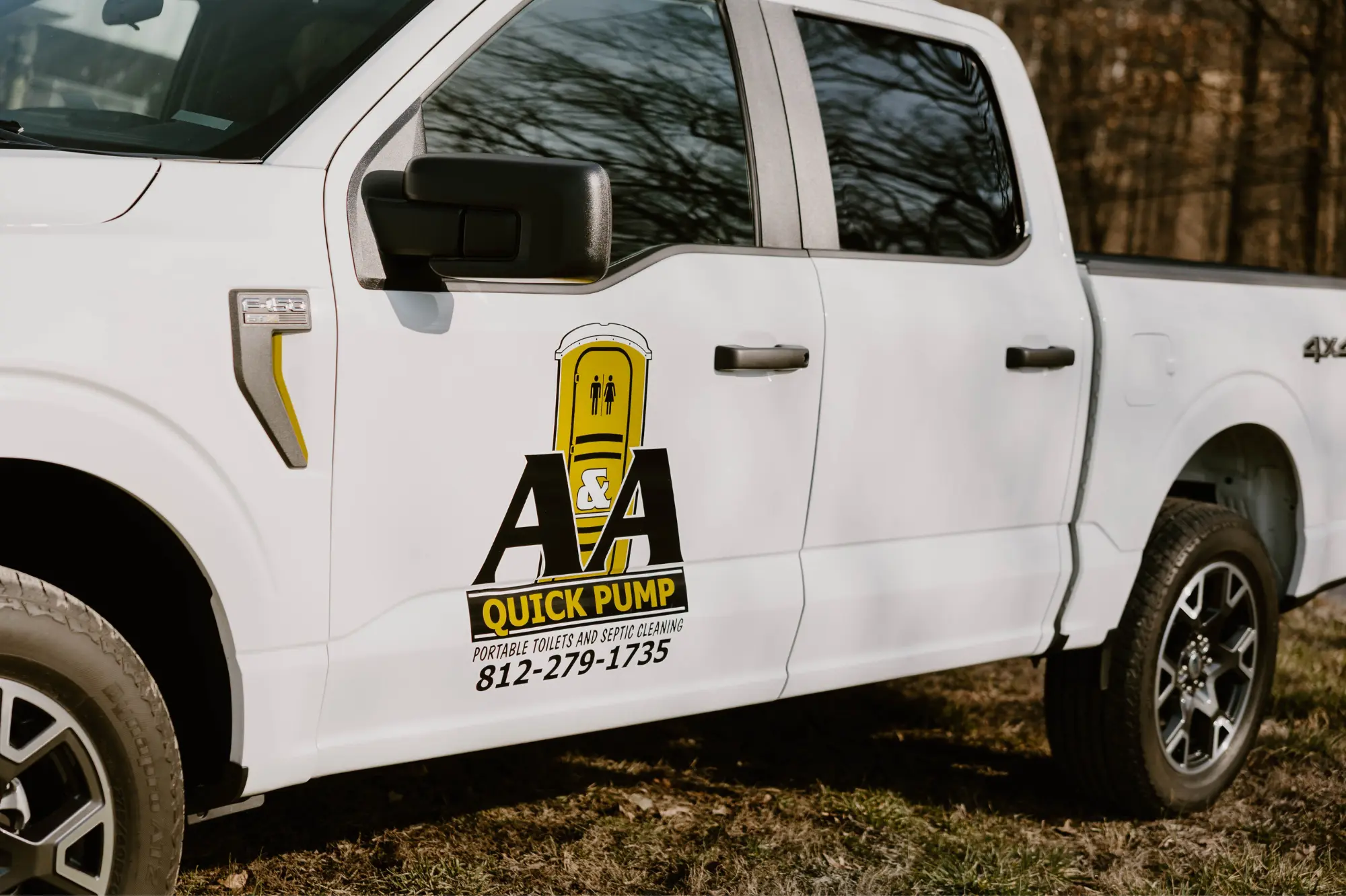 A&A Quickpump truck with Logo